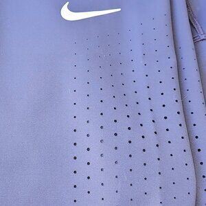 Nike Epic Luxe Mid-Rise Crop Pocket Running Leggings,plus size 1X purple